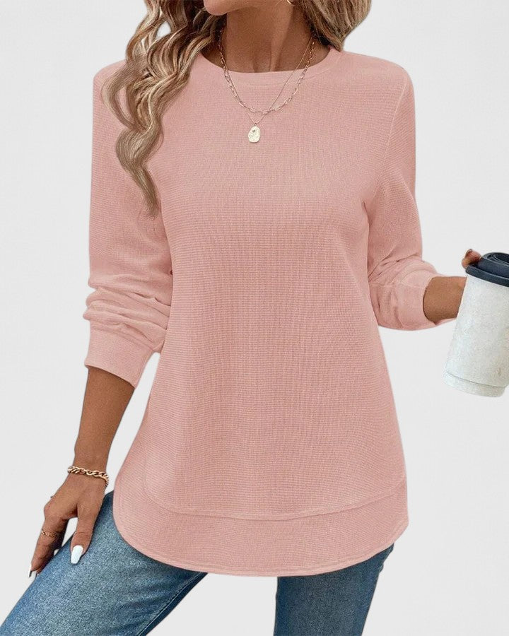 June | Elegant O-Neck Long Sleeve