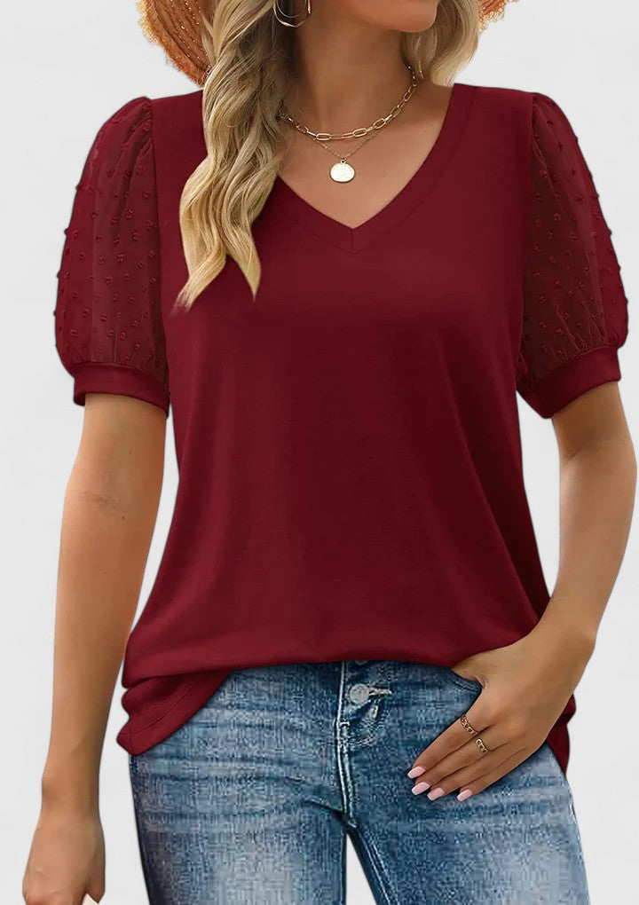 June | Comfortable V-Neck Top