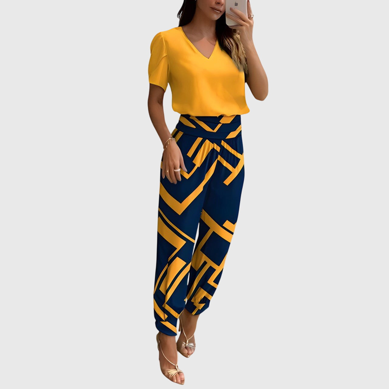 June | Stylish Blouse and Pants Set