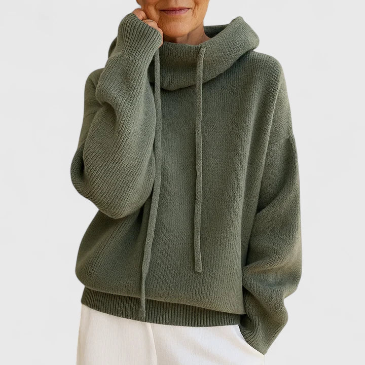 June | Marie | Cozy Knit Hoodie