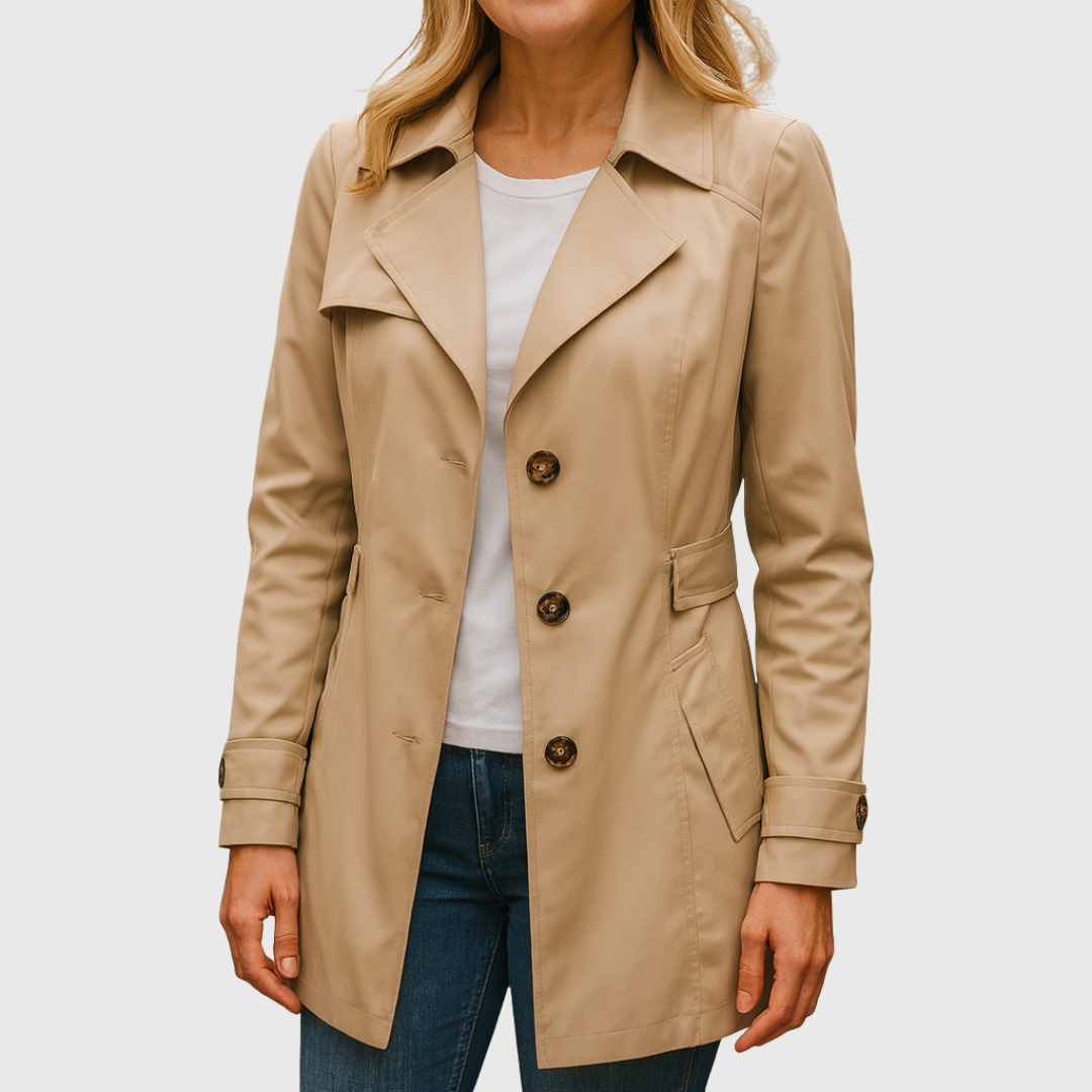 June | Jamie | Elegant Autumn Trench Coat