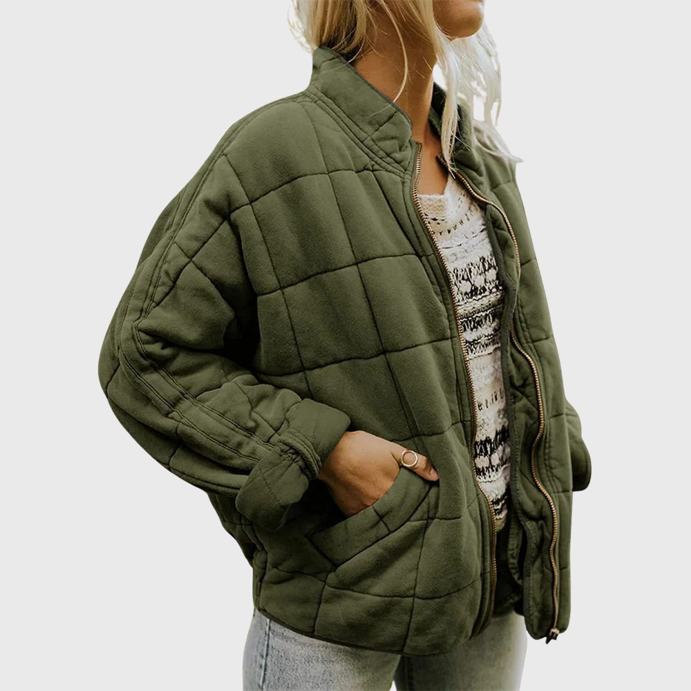 Ruth | Quilted Zip Jacket