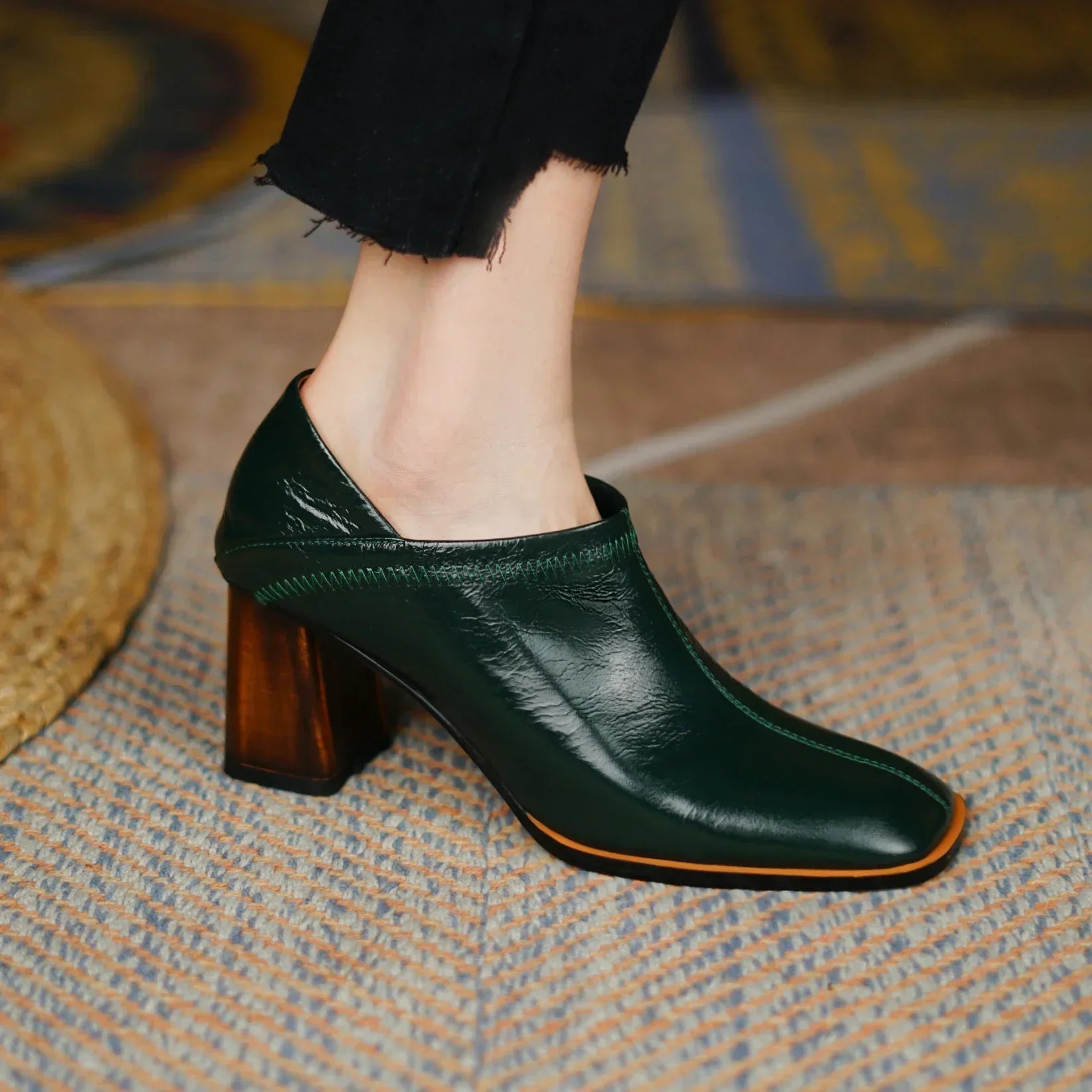 Orlissa | Square Ankle Boots