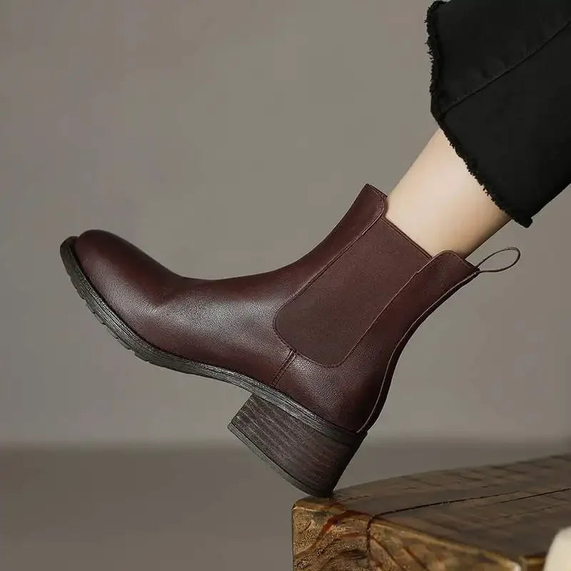 Zantina | Leather Ankle Boots