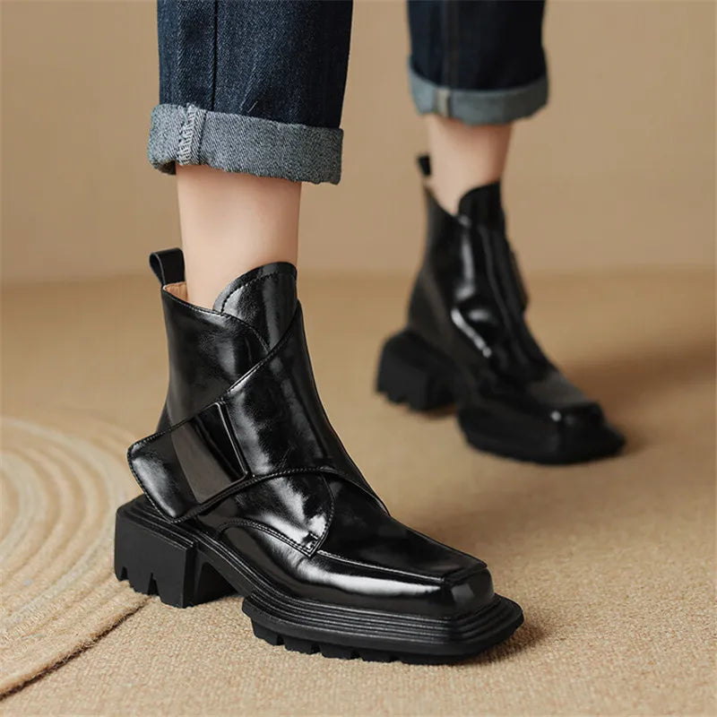 Ovelisse | Leather Ankle Boots