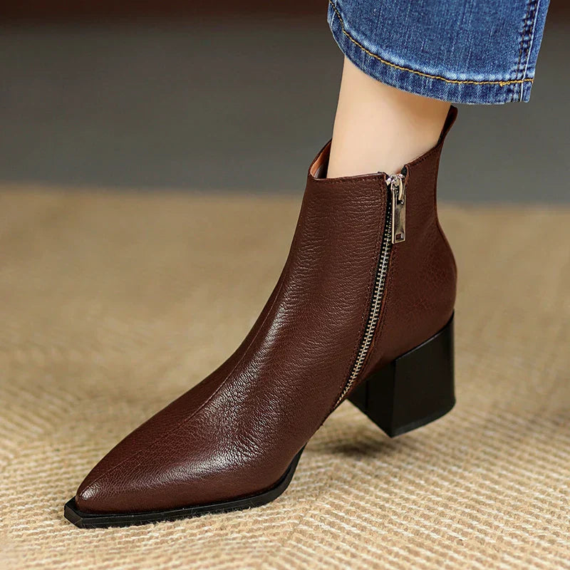 Veyora | Leather Boots