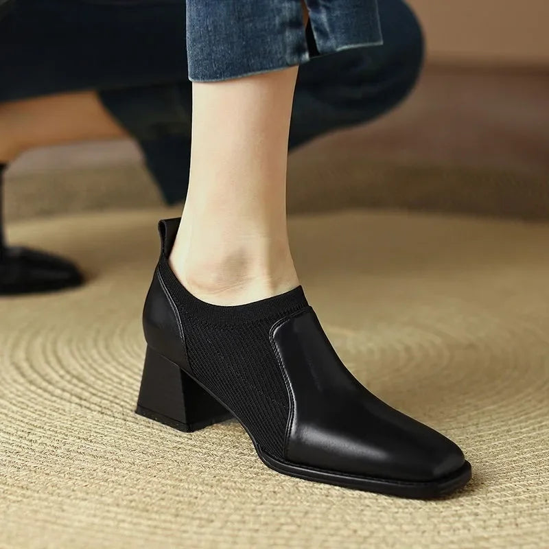 Amirelle | Square Ankle Boots