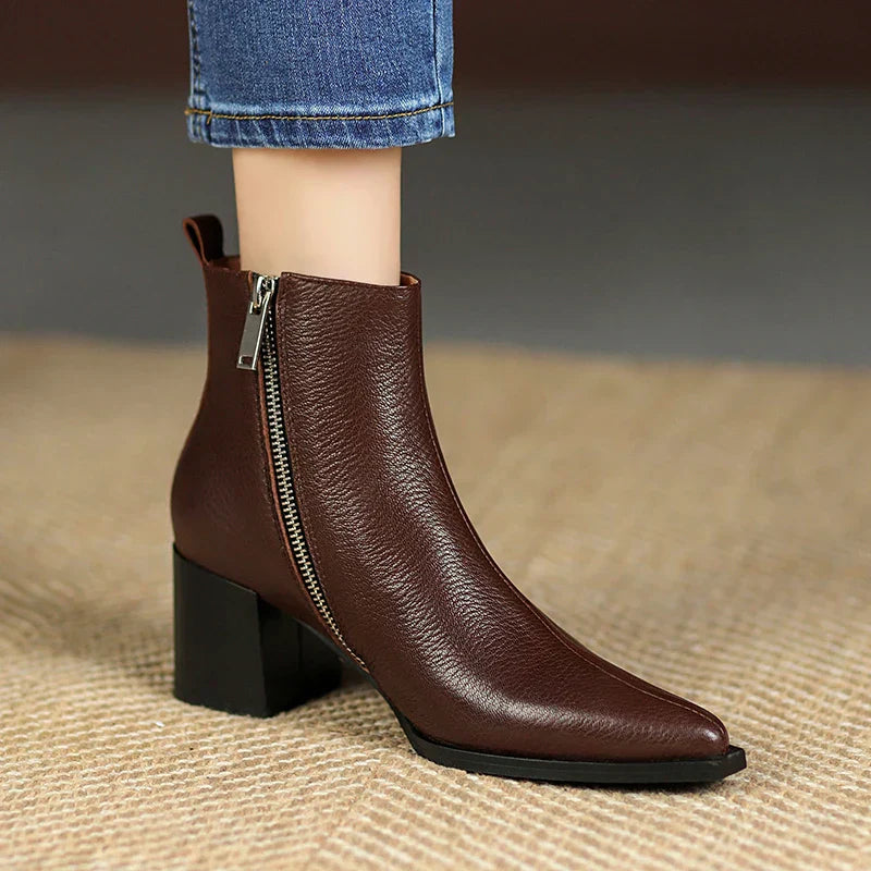 Veyora | Leather Boots