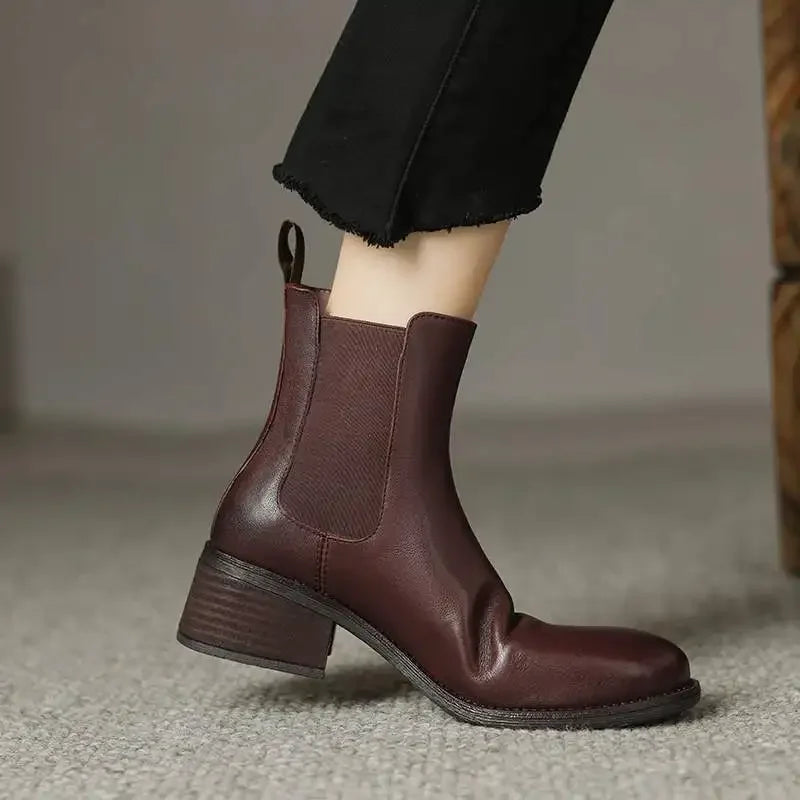 Zantina | Leather Ankle Boots
